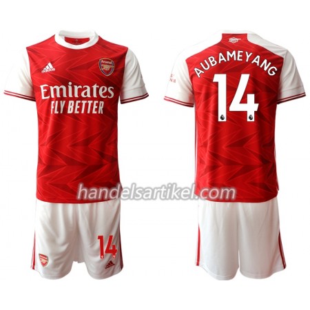 Arsenal Pierre-Emerick Aubameyang 14 Kinder Heim Trikotsatz 2020/21 Kurzarm (+ Kurze Hosen)